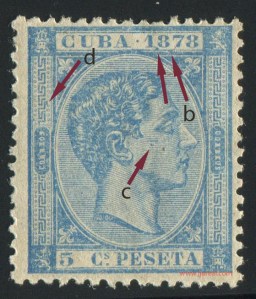 1878_5cs_f2c3_2_ flechas Punto debajo entre las cifras 1 y 8 de 1878